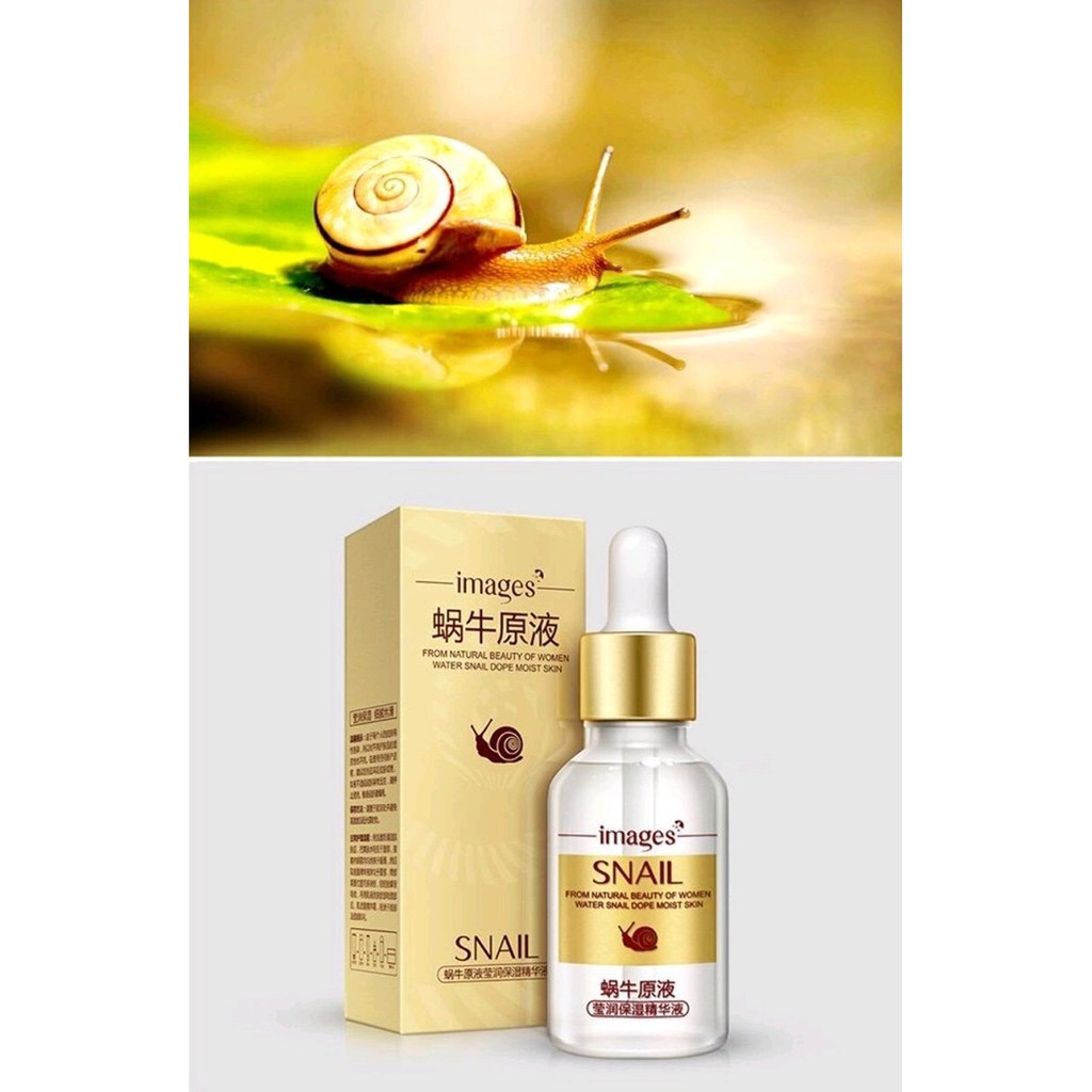 Serum Ốc Sên Bioaqua Snail Dưỡng Trắng, Ngăn Ngừa Lão Hóa 15ml