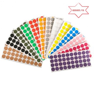 TEM DÁN NHÃN TRÒN MÀU