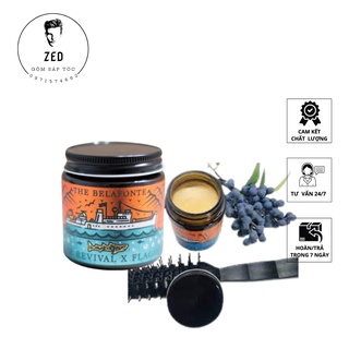 Sáp vuốt tóc the belafonte clay 100gr tạo kiểu, giữ nếp cho tóc. hàng chính hãng