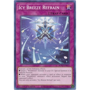 Thẻ bài Yugioh - TCG - Icy Breeze Refrain / BLVO-EN072'