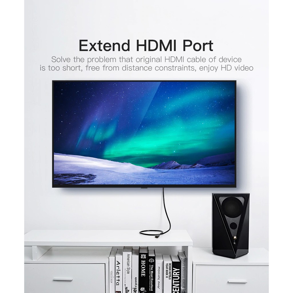 Cáp mở rộng Vention chuyển đổi jack Mini HDMI HD 1080P 3D 1.4V