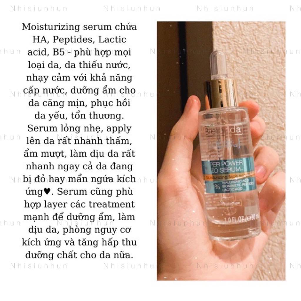 Tinh chất serum dưỡng da và  nước hoa hồng Bielenda