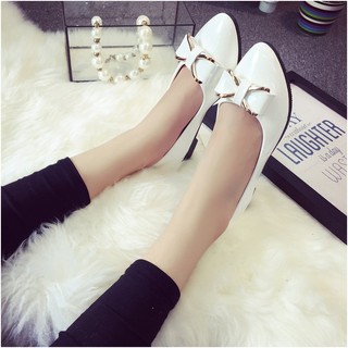 (FREESHIP) Giày búp bê nữ - QV6 HOT NHẤT 2018 (Màu Trắng)
