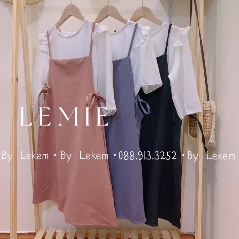 Sét Yếm Váy Áo Kiểu Bánh Bèo Ulzzang Vintage ❤️ Ảnh thật+video