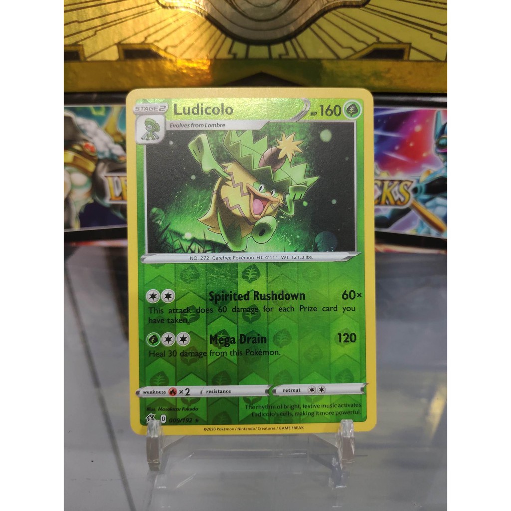 [ Dưa Hấu Yugioh ] Lá bài thẻ bài Pokemon Ludicolo