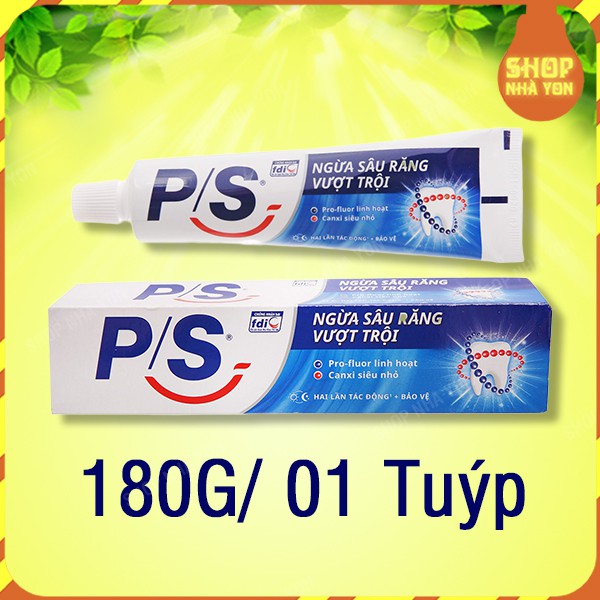Kem đánh răng PS bảo vệ 123 ngừa sâu răng vượt trội 180g