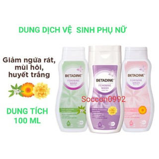 Dung dịch vệ sinh phụ nữ Betadine 100 ml