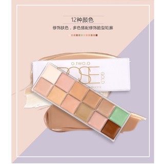 Bảng che khuyết điểm 12 ô o.two.o