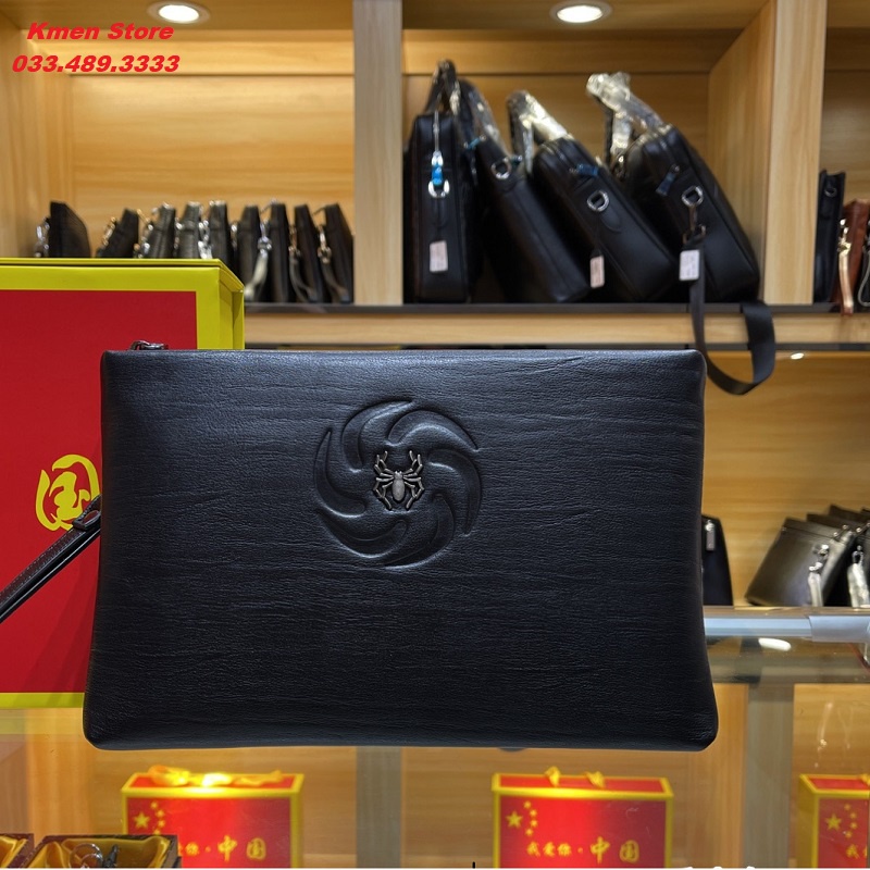 Ví Cầm Tay Clutch Nam Cao Cấp Mẫu Mới Giá Tốt Da Bò Mềm Đẹp Nhiều Ngăn PL04