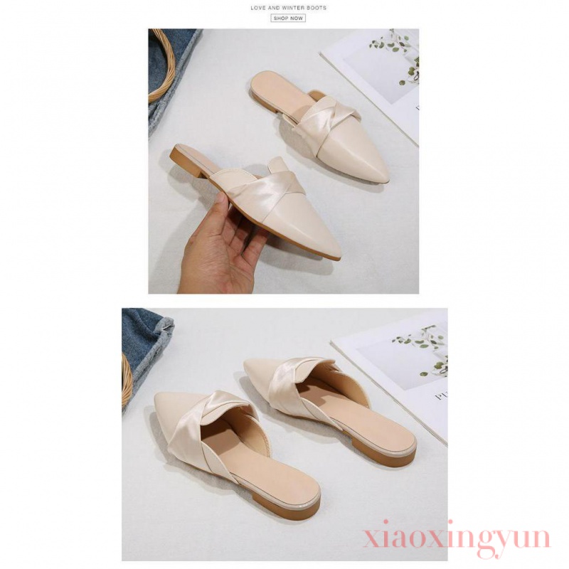 Dép mũi nhọn đế dày thời trang cho nữ