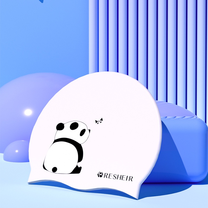 Mũ bơi WINMAX silicone chống thấm nước họa tiết đáng yêu dành cho trẻ em