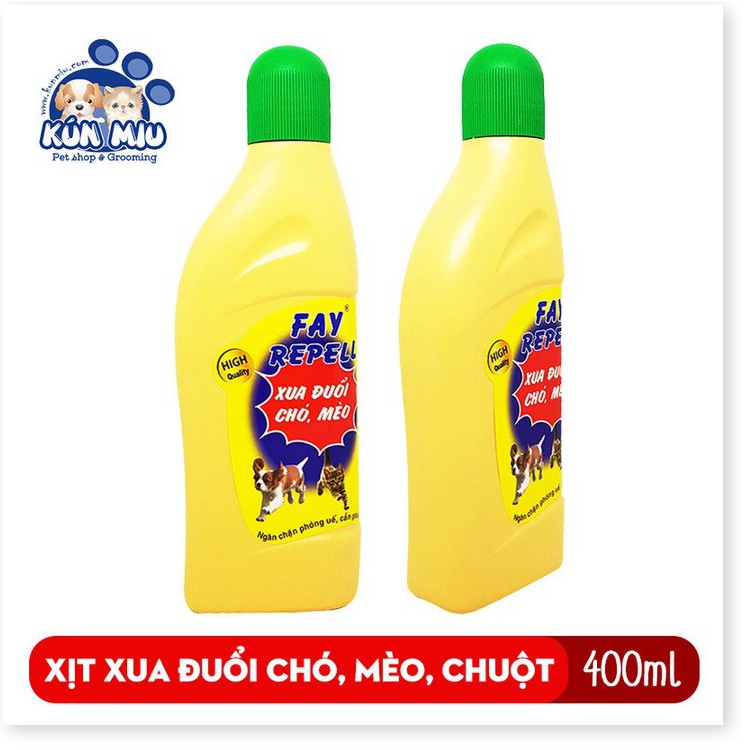 Hanpet.GV- Đuổi chuột xua đuổi chó, mèo đuổi ruồi Xịt Fay Repell ngăn chó phóng uế và cắn phá đồ đạc