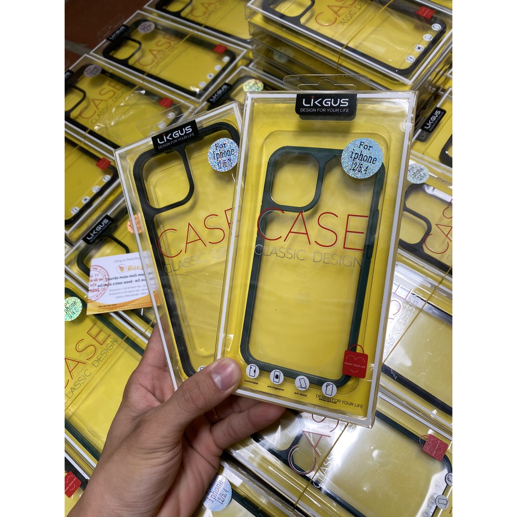 Ốp lưng chống sốc dành cho iPhone 12 - chính hãng LIKGUS CASE