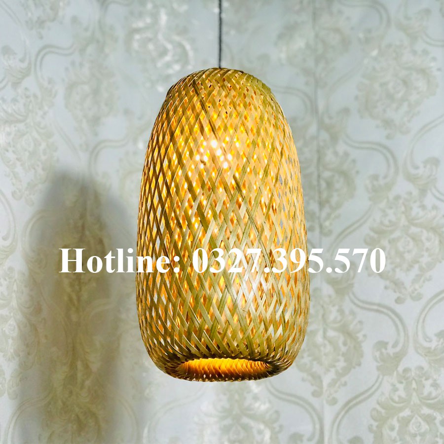 Đèn Mây Tre Quả Nhót - Đèn Bamboo