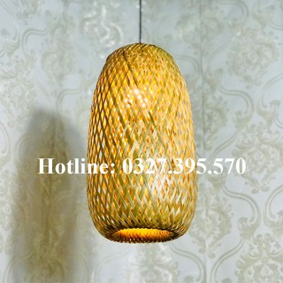 Đèn mây tre quả nhót - đèn bamboo