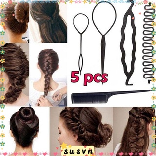 [Hàng mới về] Bộ dụng cụ tạo kiểu tóc diy chuyên nghiệp tiện dụng