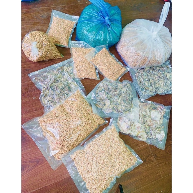 500g thịt tôm vụn và thịt đuôi tôm tự nhiên siêu ngon ngọt thịt nhà làm Cà Mau