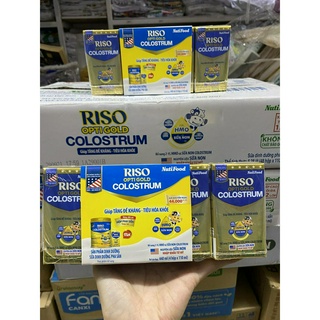 [Thùng 48 hộp x 110ml] Sữa bột pha sẵn RISO COLUSTRUM 1+