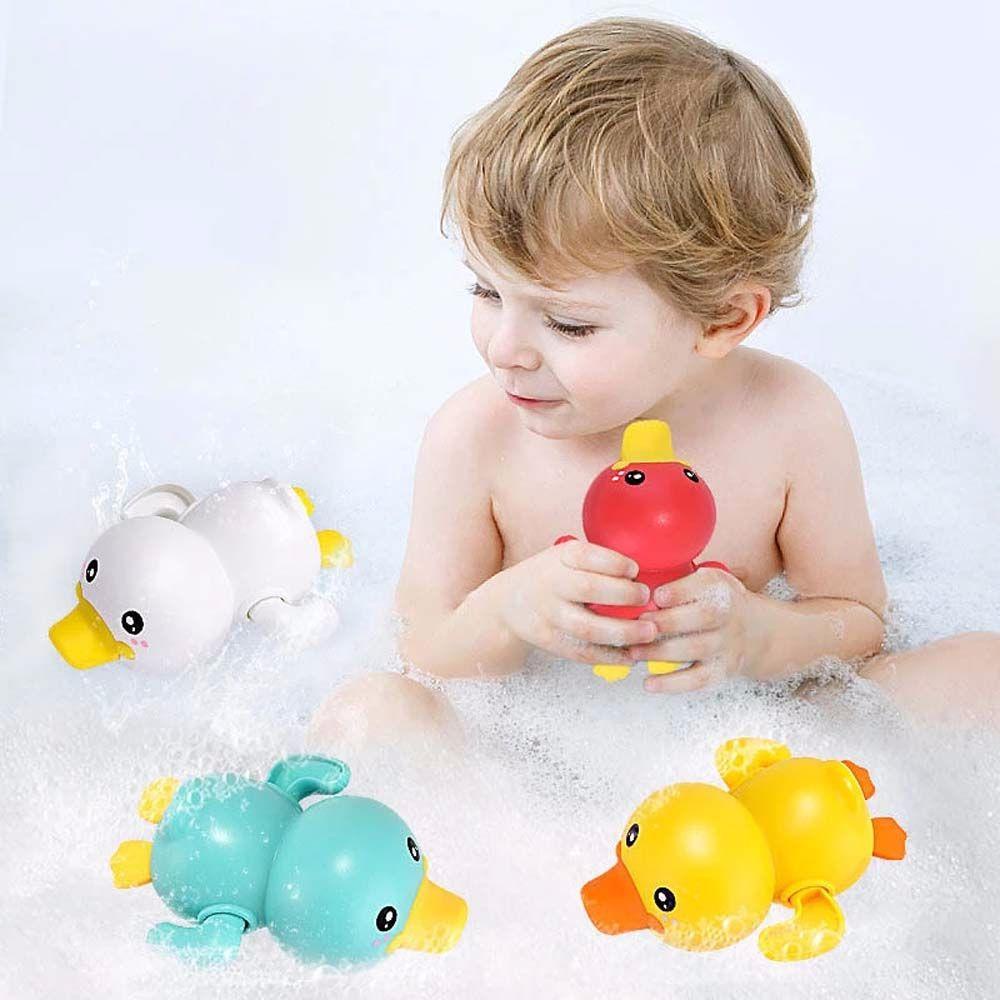 Đồ Chơi Hình Chú Vịt Hoạt Hình Lên Dây Cót Nhiều Màu Dễ Thương Cho Bé Khi Tắm