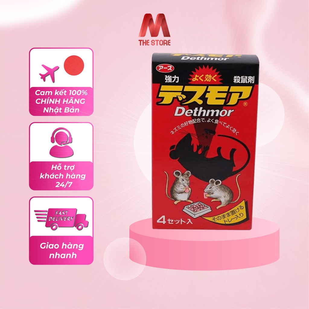Thuốc diệt chuột Dethmor dạng viên Nhật Bản