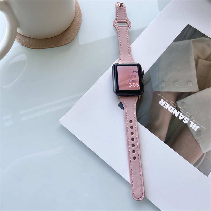 Dây đeo đồng hồ thích sang trọng thích hợp cho Apple iWatch Series 7 6 SE 5 4 3 2 1 nhiều kích cỡ