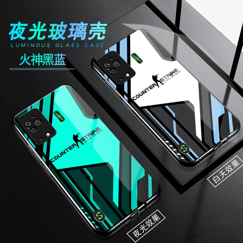 Ốp Điện Thoại Mặt Kính Chống Sốc Cho Xiaomi Black Shark 5pro MI Black Shark 5 / RS 5g