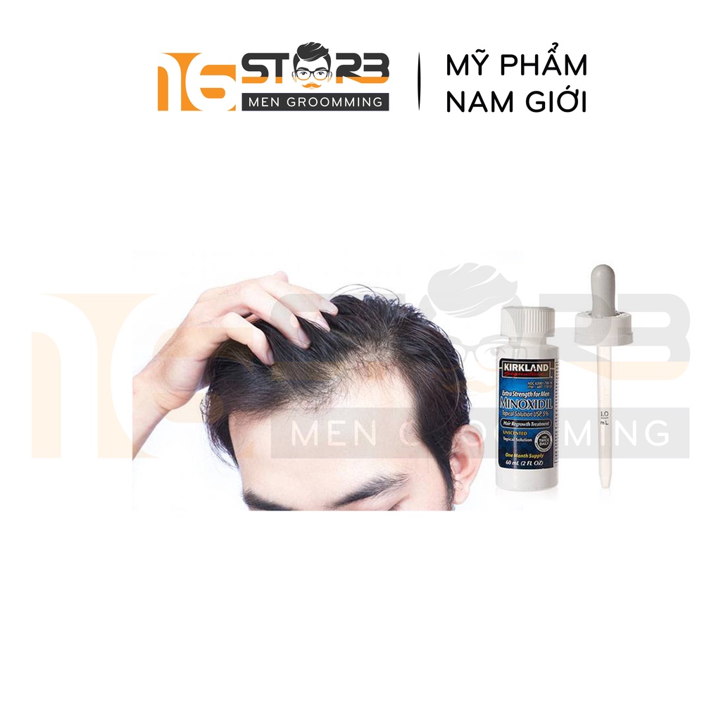 [Chính Hãng 100%] Dung Dịch Hỗ Trợ Mọc Râu &amp; Tóc Kirkland Minoxidil 5% - 60ml