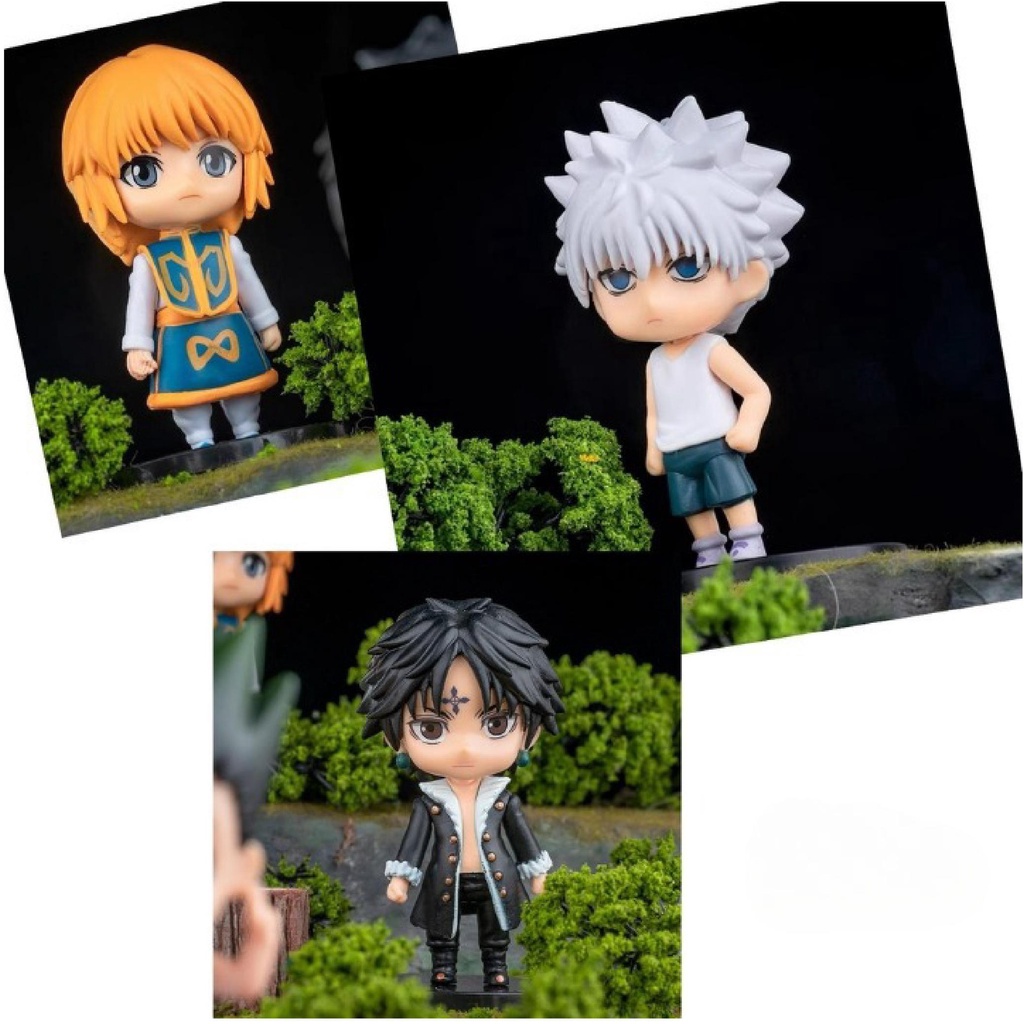Mô hình Hunter x Hunter, thợ săn tí hon Chrollo Lucilfer, Gon Freecss, Kurapika cute đáng yêu, figure anime decor đẹp
