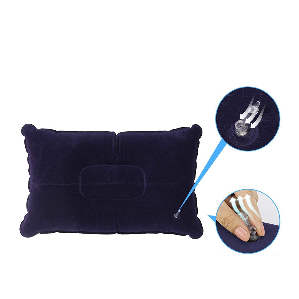 [Hàng mới về] Gối Bơm Hơi Siêu Nhẹ Tiện Lợi Cho Du Lịch Dã Ngoại