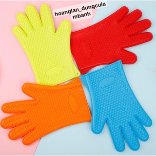 ( Si IB) Gang tay silicon chịu nhiệt ( 1 chiếc) màu ngẫu nhiên