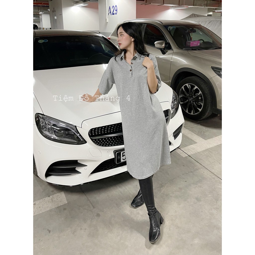 Polo Dress - Em đầm form suông cổ polo, basic | BigBuy360 - bigbuy360.vn