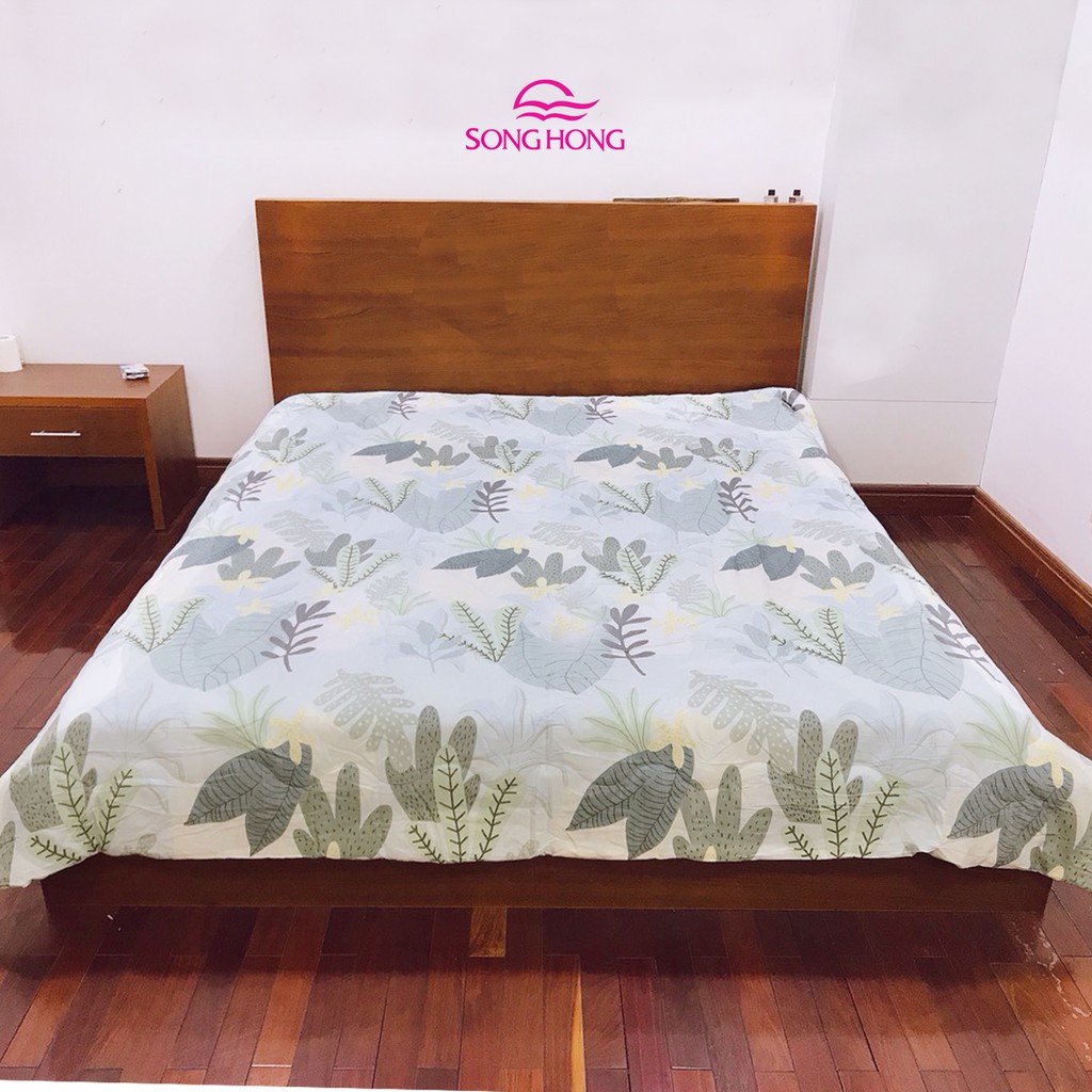 Chăn xuân thu - Vỏ chăn có chần 200cm x 220cm chất liệu Rayon