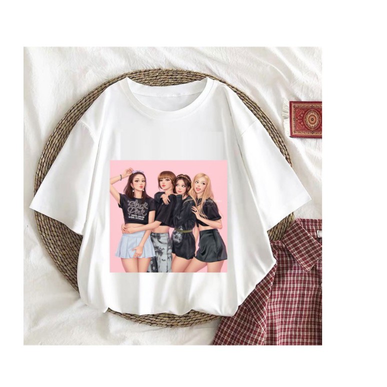 Áo In Hình Lisa Jennie Jisoo Rose cực đẹp nhiều mẫu