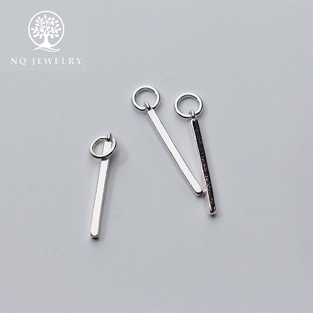 Charm bạc thanh dài treo - NQ Jewelry