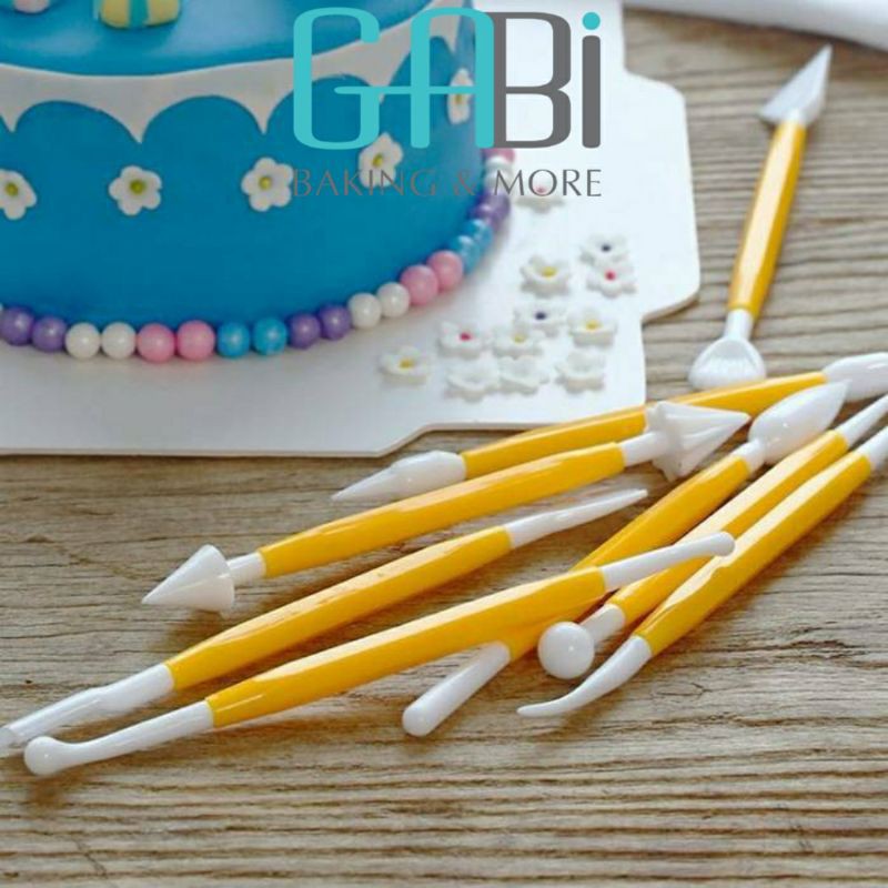 Bộ dụng cụ làm fondant cơ bản 8 món