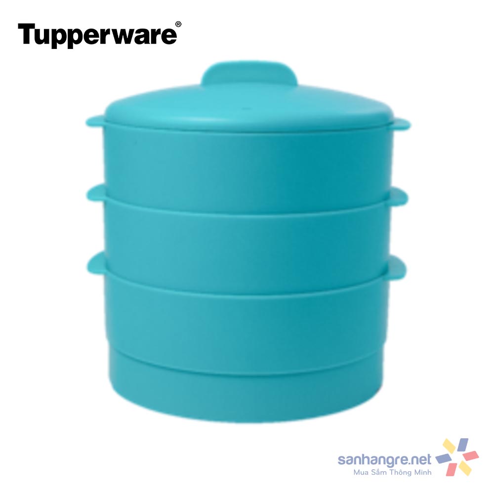 Xửng hấp 3 tầng Tupperware Steam It Paradise 20cm xuất xứ Hòa Kỳ