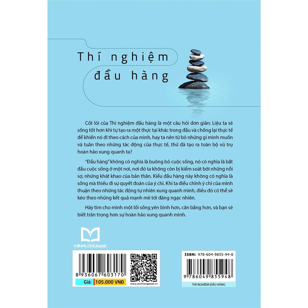 Sách - Thí Nghiệm Đầu Hàng: Hành Trình Tuân Theo Sự Hoàn Hảo Của Dòng Đời