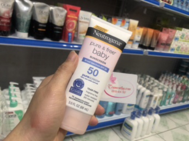 Kem chống nắng pure and free baby spf50