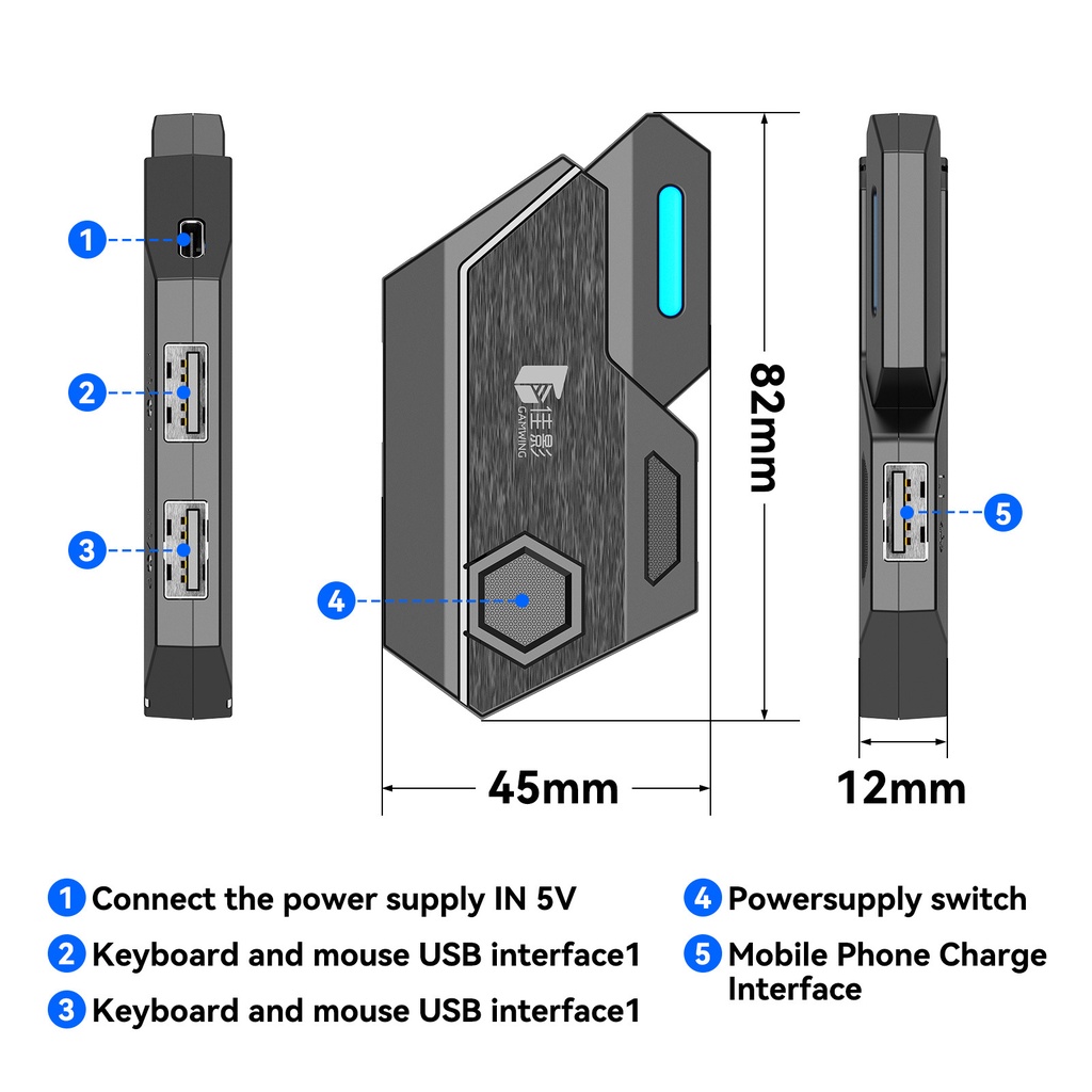 Mix SE | Bộ chuyển đổi game bluetooth 5.0 chơi LOL, Liên Quân, PUBG Mobile