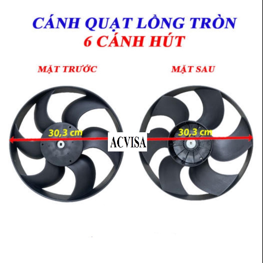 |ACVISAGROUP - LINH KIỆN Ô TÔ| Cánh quạt dàn nóng chế dành cho xe ô tô