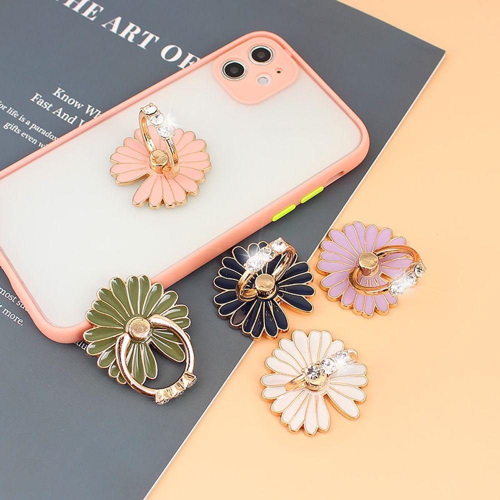 Nhẫn Đỡ Điện Thoại Bằng Kim Loại Có Giác Hút Xoay 360 Độ Dùng Trong Xe Hơi