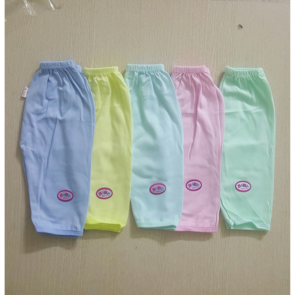 Bộ 10 quần dài sơ sinh Baby chất liệu cotton mềm mại cho bé trai, bé gái từ 0-9kg