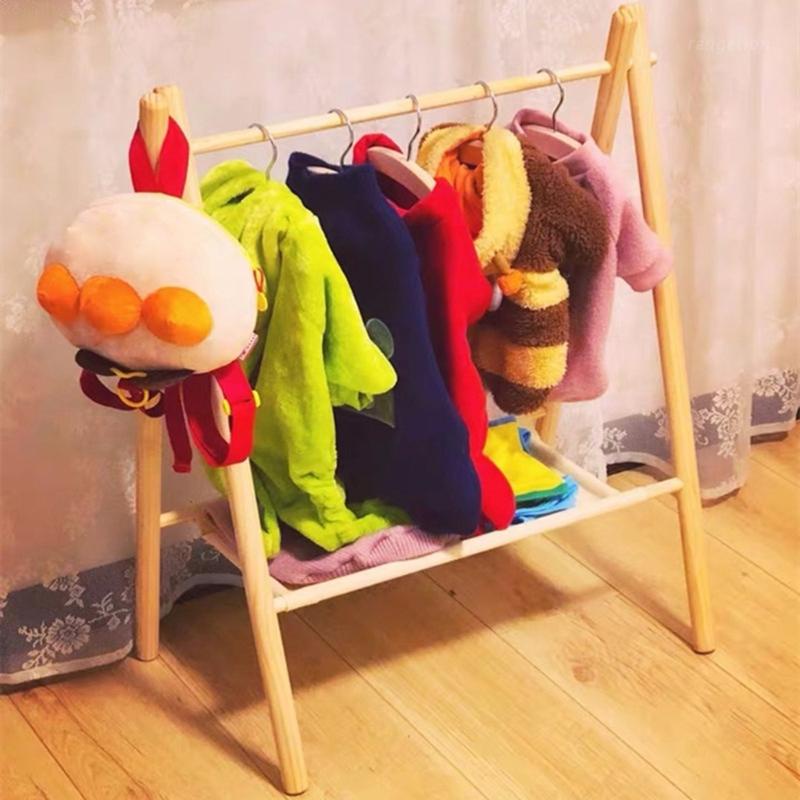 Bộ 10 Móc Treo Quần Áo Bằng Gỗ Cho Thú Cưng Dễ Mang Theo