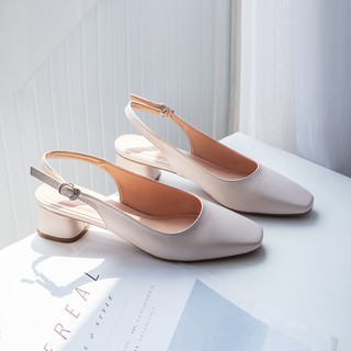 GIÀY CAO GÓT SLINGBACK EROSSKA MŨI VUÔNG KIỂU DÁNG BASIC GÓT VUÔNG VỮNG CHẮC ĐẾ CAO 3 CM