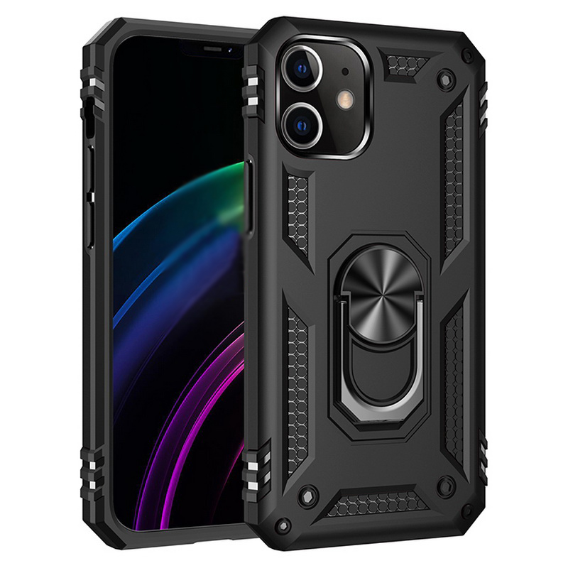 Ốp Điện Thoại Kiểu Giáp Chống Sốc Kèm Giá Đỡ Nhẫn Cho iPhone 14 13 12 11 Pro MAX X XR XS MAX 8 7 + SE 2020