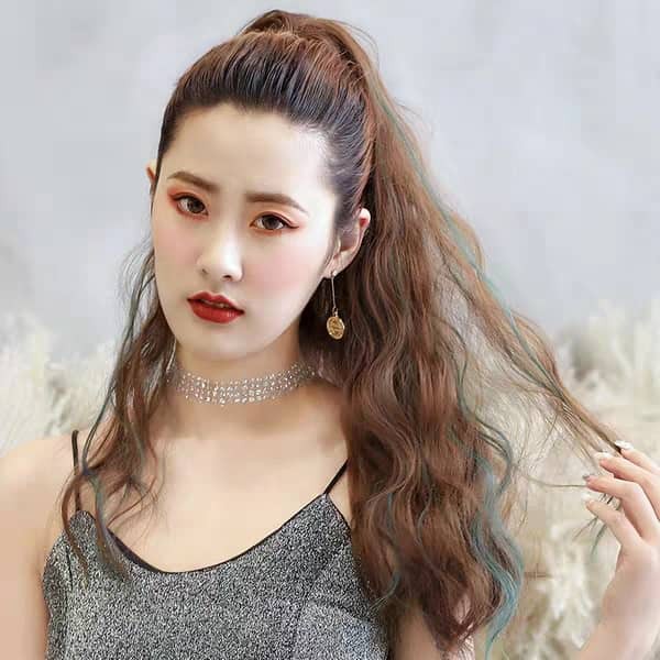 TÓC GIẢ CỘT✨FREESHIP ✨ MÃ GIẢM 10K  ✨ NGOẠM XÙ MÓC LIGHT