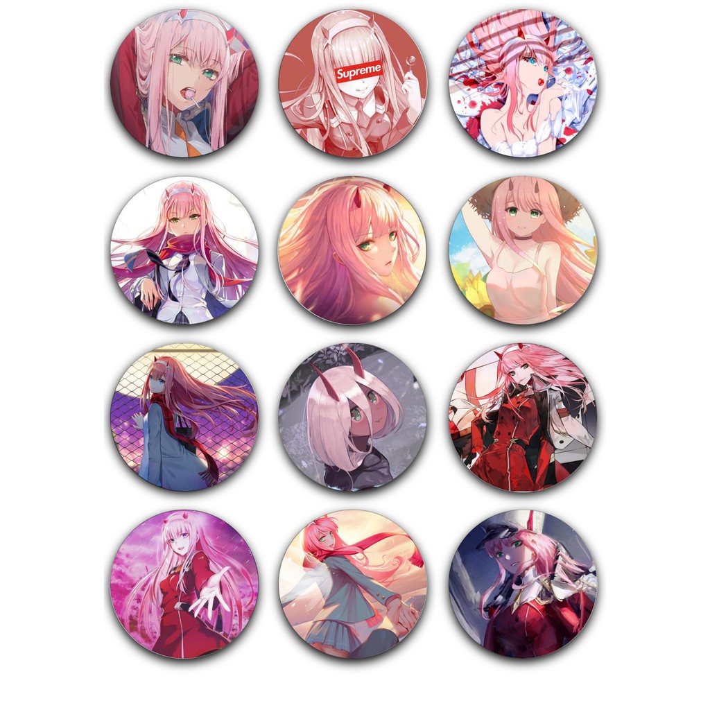 Huy hiệu Anime Darling in the Franxx - Chiến trận người máy 5,8cm