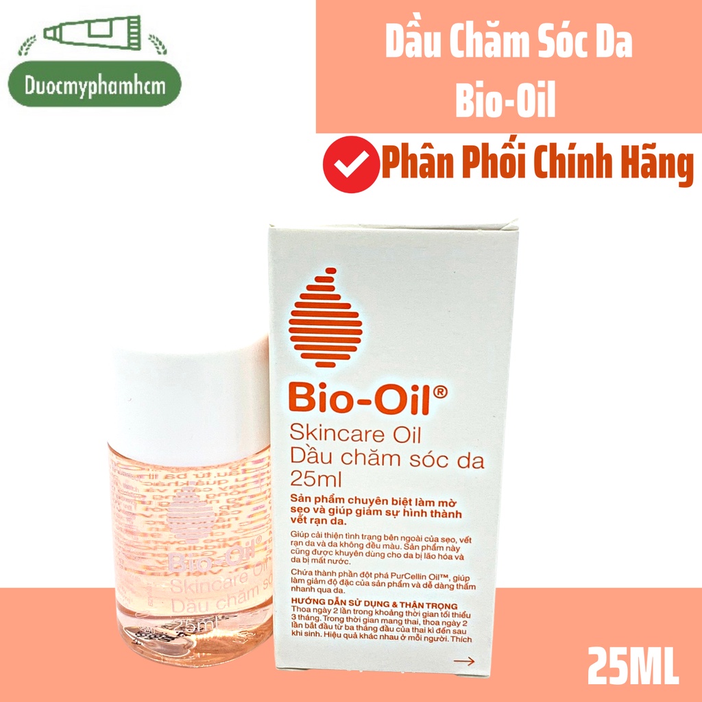 Dầu Chăm Sóc Da BIO-OIL mờ RẠN DA, Sẹo, lão hóa da 25ml