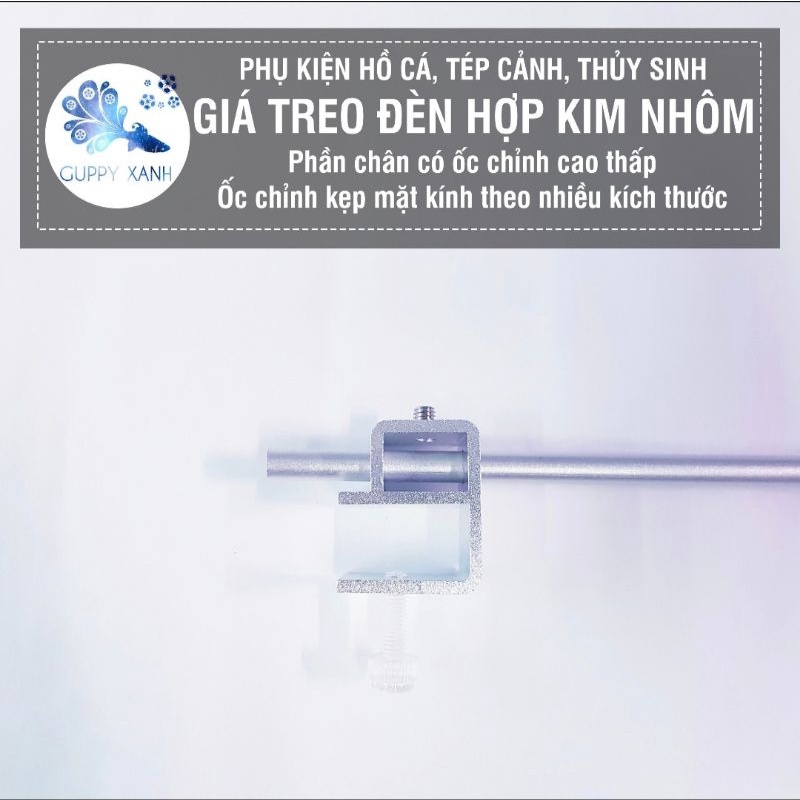 Giá treo đèn thủy sinh bằng hợp kim nhôm - Nhỏ gọn thẩm mỹ thích hợp treo đèn cho các hồ dưới 1m