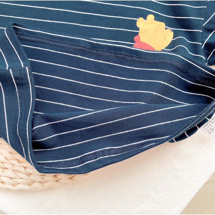 Áo thun hè sọc bé trai bé gái kiểu Hàn Quốc